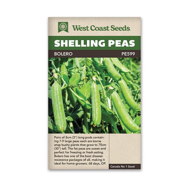 West Coast Seeds Shelling Pea Seeds